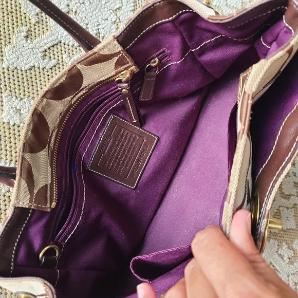 Coach Hamptons Madeline Signature Satchel Bag 12463 - Picture 2 of 16